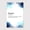 Bangin Definition, variant on Callipygian Definition Wall Art – Stylish Blue Abstract Canvas Print for Bedroom Living Room - 8x12 inches