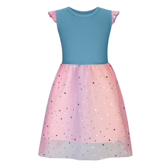 HomeGardon Girls Dress,Dresses for Girl Girls Dresses Toddler Summer Clothes Kid Birthday Party Sleeveless Dress,100-140