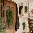thumbnail image 5 of Tyidzon 30.7" Christmas Teardrop Swag, Artificial Pinecones Pine Branches Teardrop Door Swag for Winter Wall Home Decor, 5 of 8