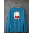 thumbnail image 3 of Santa's Foodtruck Collection B. Sweatshirt Men -Victoria Borges Designs, Male 4X-Large, 3 of 4