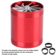 thumbnail image 3 of Turbonador Ahorro De Combustible, Turbonador De Admisión De Aire Del Automóvil Turbina De Doble Ventilador Supercargador Ahorro De Combustible De Gas Turbo, 3 of 7