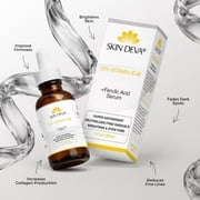Skin Deva 20% Vitamin C Face Serum with Hyaluronic Acid, Vitamin E & Ferulic Acid for Hydration & Brightening Support, 1 fl oz