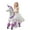 Unicorn Purple, variant on DEYGIA Ride on Horse for Big Kids Horse Ride on Toy, Riding Horse, Pony Rider Mechanical Walking Action Plush Animal for 4 Years to 8 Years, No Battery or Electricity, Giddy up, Max Load 165LBS