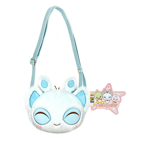2025 SDCC Exclusive Neopets Blue Aisha TOKYO Style Plushie Bag with Strap