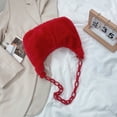 thumbnail image 1 of Bolsa Moda mujer Hobos hombro axila otoño invierno felpa color puro bolso Tmvgtek Para Estrenar, 1 of 9