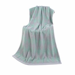 Serviette De Bain Jumbo 35x70 - 100% Coton - Bleu Ciel - Lot De 1