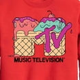 thumbnail image 3 of MTV Logo - Ice Cream - Toddler And Youth Crewneck Fleece Sweatshirt, 3 of 5