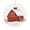 Pattern-1, variant on Ceramic Christmas Ornament Country Winter Christmas Decor Ceramic Ornament Christmas Tree New Year Party Decorations Supplies Red Barn in Snow Christmas Tree Ornaments