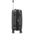 thumbnail image 5 of Rockland London Hardside Spinner Wheel Luggage, Carry-On 20-Inch and Tote 14-Inch, Black, 5 of 5