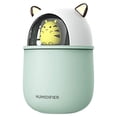 thumbnail image 3 of Yuarrent Humidificador Humidificador de dibujos animados para el hogar y la oficina Difusor de aroma USB de 300 ml con luz LED Humidificadores Verde 0108#, 3 of 6