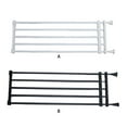 thumbnail image 2 of Decodeary Transparent Dog Gate Extra Wide Retractable Pet Safety Gate Extra Wide Baby Gate Extends To 39.37 black 24x56-100cm, 2 of 6
