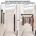 thumbnail image 3 of Tendedero retráctil de pared plegable para ropa, soporta 80 kg, incluye cuerda de 20 metros y clips, apto para interior y exterior 63 cm, 3 of 7