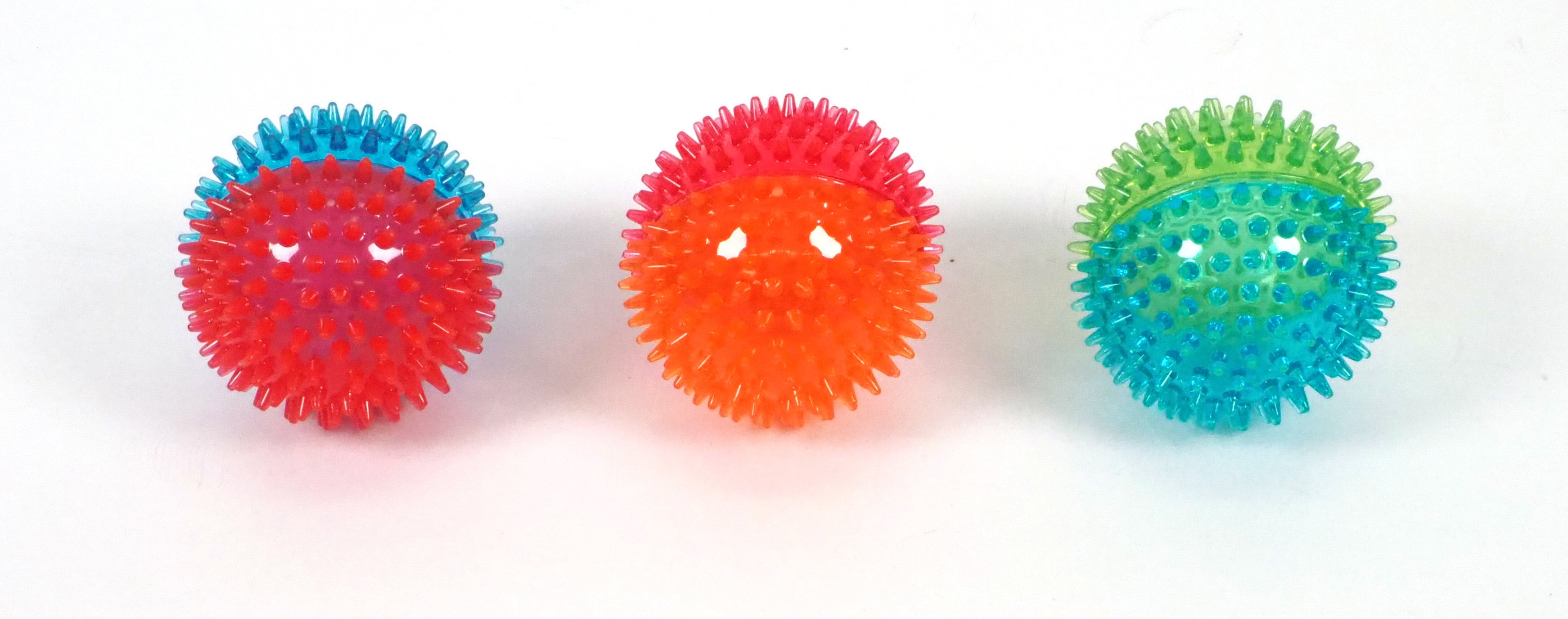 Vibrant Life Fetch Buddy Spikey Ball Dog Toy, Medium, Color May Vary, Chew Level 3