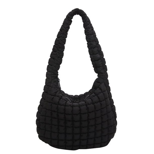Bolso Hobo Puffy Cloud para Mujer Compras Femenino Gran Capacidad Color Sólido