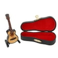 thumbnail image 3 of Miniature Guitar Model,Basswood and Metal Miniature Cutaway Guitar Model Guitar Model Ornaments Best in Class, 3 of 5