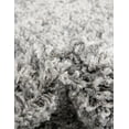 thumbnail image 3 of Unique Loom Hygge Shag Collection Area Rug - Misty (2' 7" x 8' 2" Runner Gray/Beige), 3 of 6