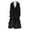 a-Black82106, variant on VNKIDY Women's Coat Autumn Winter Solid Color Belted Plush Overcoat Long Sleeve Collared Sleek Timeless Style Coat For Casual Daily Streetwear Activities Classic Outerwear