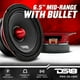thumbnail image 1 of Altavoz 6.5 Pulgadas DS18 Rango Medio Pro 500w Max Potencia 4ohms Negro, 1 of 2
