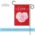 thumbnail image 3 of Toland Home Garden Heart Rose Valentines Day Valentine Flag Double Sided 12x18 Inch, 3 of 5