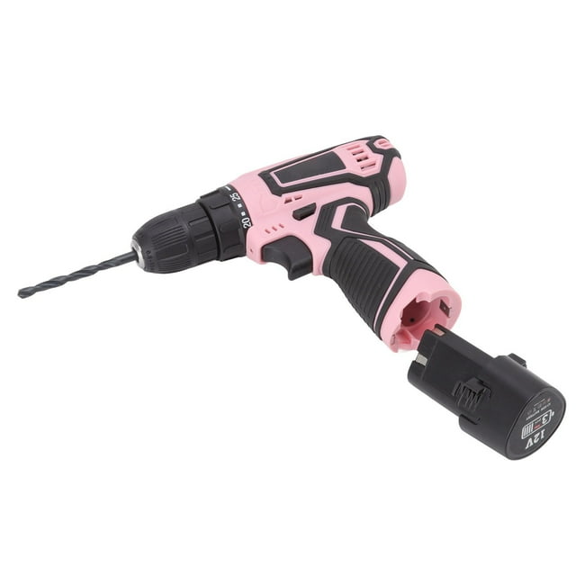 Perceuse Électrique, Tournevis Électrique 12v Rechargeable Sans Fil, Construction Robuste