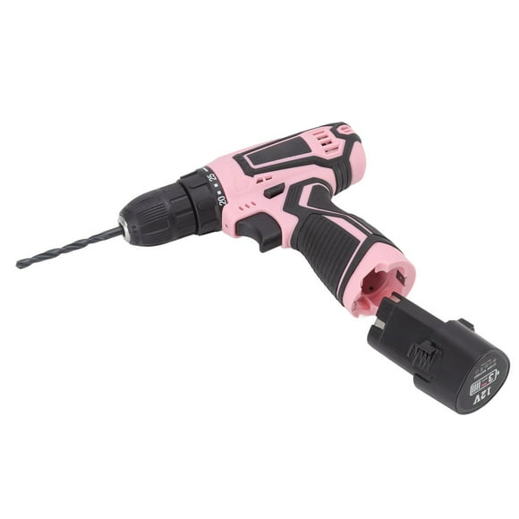 12V Compact Drill Set With 25+1 , 20N.m Output Torsion Cordless Power Drill With 1500MAH Lithium Battery For Wood Bricks Metal
