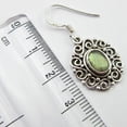 thumbnail image 3 of SilverStarJewel Blue Fire Labradorite Earrings 1.2" ! 925 Pure Silver Old Style Jewelry, 3 of 3