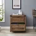 thumbnail image 4 of Walker Edison Farmhouse 2-Drawer File Cabinet, White Oak, 4 of 11