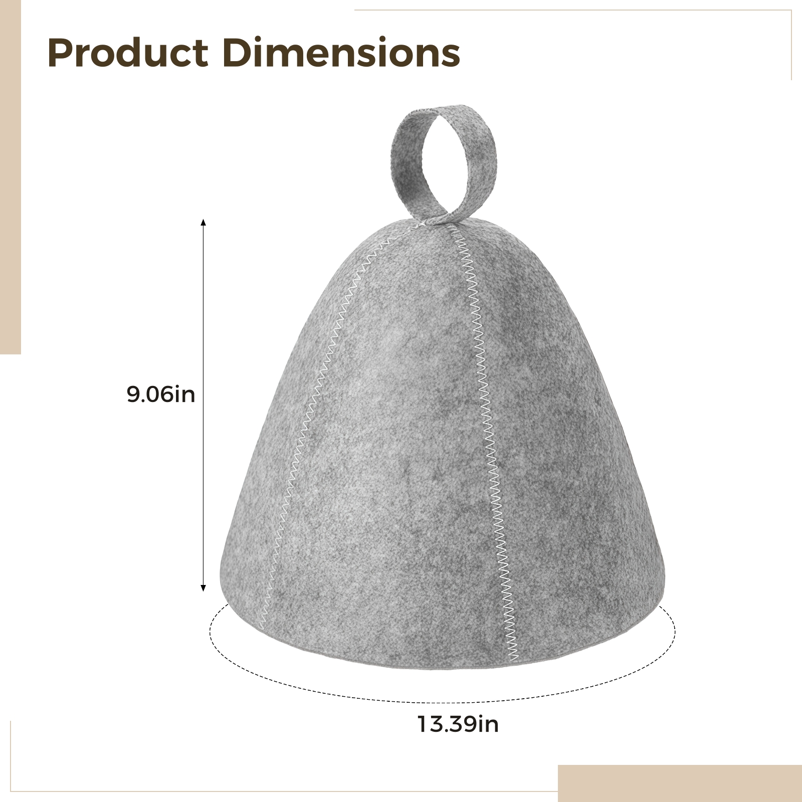 12 Pack Sauna Hats for Adults - Thickened Felt Wool Heat Protection Hat, Quick Absorbent & Hair Shield for Women & Men