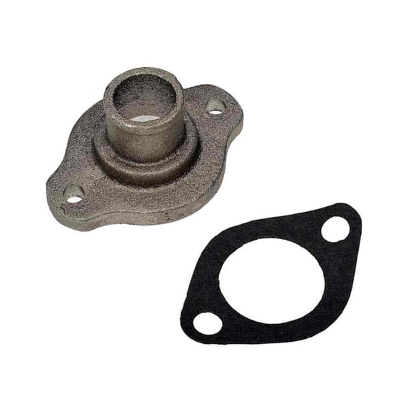 KarParts360 For Cadillac Eldorado/Seville 1990 1991 1992 1993 Engine Coolant Thermostat Housing | Metal Material | Natural Finish | 90 Degrees Housing Neck Angle | 1.188 Inches Outside Diameter