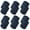 Navy, variant on Toptie 12 Pcs Wrist Sweatbands, Cotton Terry Cloth Sports Wristbands for Working Out Basketball Football-Navy
