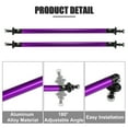 thumbnail image 4 of Unique Bargains 2pcs 200mm 7.87' Car Splitter Support Rods Adjustable Front Rear Bumper Lip Splitter Strut Rod Tie Support Bars Black, 4 of 7