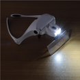 thumbnail image 1 of stanreset Loupe 1.0X 1.5X 2.0X 2.5X 3.5X Lunettes de Type Loupe Réglable avec Double Lumière LED, 1 of 6