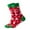 Red, variant on Arlun 1 Pair Fun Crazy Christmas Mid-Calf Socks for Women 2025 Fall Winter Novelty Colorful Festival Xmas Trees Printed Medium Tube Socks Gifts for Happy Xmas White One Size