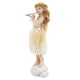 thumbnail image 3 of Hada de las flores tocando la flauta, estatua elegante de Ángel, decoración de escritorio de resina, regalo, 3 of 5