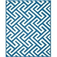 thumbnail image 2 of SAFAVIEH Four Seasons Mihail Geometric Area Rug, Ivory/Blue, 8' x 10', 2 of 5