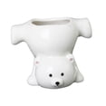 thumbnail image 3 of MAGIDEAL Bear Plant Pot Pen Holder Planters Organizer Flower Pot for Indoor Plants Garden White, 3 of 8