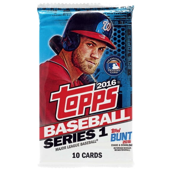MLB Topps 2016 Series 1 Baseball Trading Card BLASTER Pack (10 Cards!)