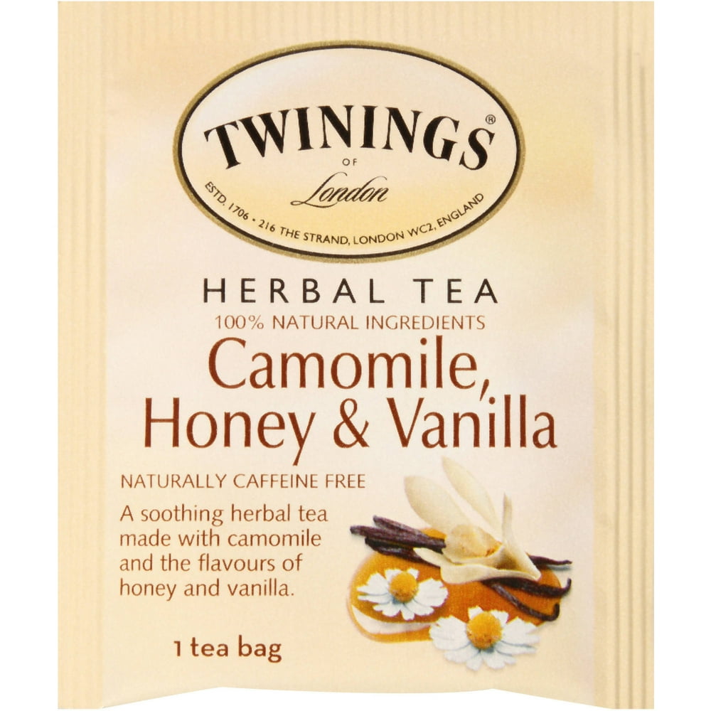 6 Pack Twinings Herbal Tea, Camomile Honey And Vanilla, 20count