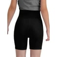 thumbnail image 2 of Doomiva Girls Athletic Swim Shorts Solid Color Shorts Sport Cheer Workout Running Black 130, 2 of 5