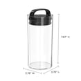 thumbnail image 4 of Prepara Evak Fresh Saver, Petit-Grand Récipient Sans Air avec Poignée Noire, 1.05 Quart, Transparent, 4 of 4
