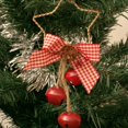 thumbnail image 4 of Decoración colgante de estrella de madera, accesorios para árboles de Navidad en el espejo retrovisor, 4 of 5