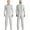 Grey, variant on Adult Adaptive Dementia Clothing Back Zip Anti-Strip Jumpsuit for Alzheimers Elderly Men and Special Needs Dark Blue M