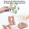 thumbnail image 4 of QIPOPIQ Hand-Clapping Tambourine Cute Cartoon Music Drum Early Education Musical Instrument Hearing Development Color Cognition Blue, 4 of 7