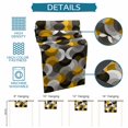 thumbnail image 6 of Yellow Grey Abstract Table Runner 90 Inches, Modern Geometric Ombre Artwork Bed Runner Dresser Scarves Tabletop for Indoor Outdoor Parties/Ceremony/Banquet, 13" x 90", 6 of 9