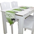 thumbnail image 3 of EREHome Bamboo Stone Table Runner 13x70 Inches Green Table Top Decoration, 3 of 5