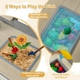 thumbnail image 4 of OLAKIDS Mud Kitchen, Outdoor Play Kitchen with Faucet Chalkboard Stoves Removable Sink Cooking Accessories Wooden Kids Kitchen Playset Backyard Garden Toys Gift for Boys Girls Ages 3+, 4 of 9
