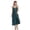 Green, variant on Women Satin Nightgown Silk Chemise Mini Slips V Neck Negligee Sleepwear with Adjustable Straps Gold XXL