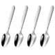 thumbnail image 1 of 4 Uds Mini cucharas de café expreso Demitasse de acero inoxidable, cuchara de café, cucharas pequeñas para postre, té (plata), 1 of 5
