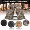 thumbnail image 4 of GVN Tent,360° One Way See Through Ground Hunting Blind for Deer and Turkey Hunting, 4 of 8