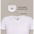 thumbnail image 3 of Buyless Fashion Big Boys Tagless V-Neck Soft Cotton Undershirts Short Sleeves Top (3 Pack) - TW24-BT-13-14, 3 of 7